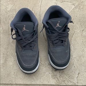 Air Jordan’s Gray Suede Runners